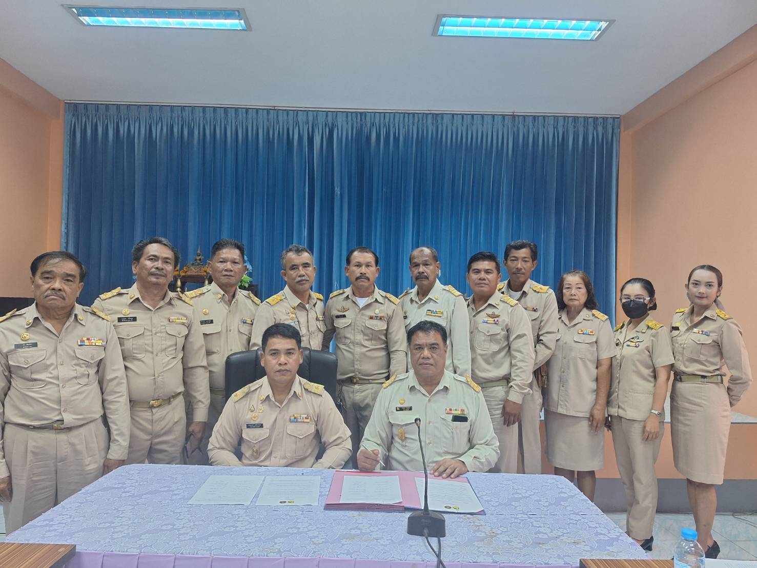 บันทึกตกลงความร่วมมือการป้องกันและเเก้ไขปัญหายาเสพติด
